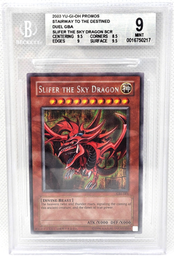 Yu-Gi-Oh! Japanese Slifer The Sky Dragon GBI-001 Secret Rare BGS 9 - Image 1