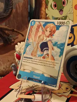 One Piece OP-09 Emperors In The New World English Nami OP09-050 R Foil NM - Image 2