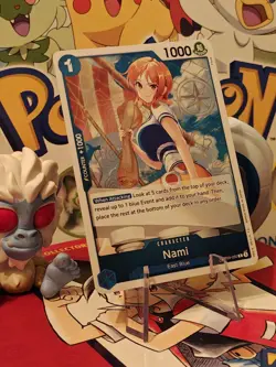 One Piece OP-09 Emperors In The New World English Nami OP09-050 R Foil NM - Image 3