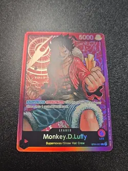Monkey D. Luffy Leader Foil Pre-Errata - One Piece TCG ST01-001 English - Image 1