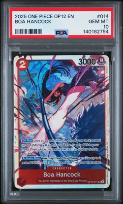 PSA 10 Boa Hancock 2025 One Piece Op12-Legacy Of The Master #014 - Image 1