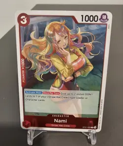 • Nami • ST21-009 Starter Deck EX Gear 5 Holo Foil One Piece TCG NM - Image 1