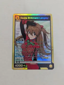 Union Arena Asuka Shikinami Langley EVA-1-013 SR Evangelion English - Image 1