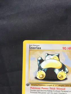 Pokemon Cards: Jungle 1st Edition Rare: Snorlax 27/64 - Image 2