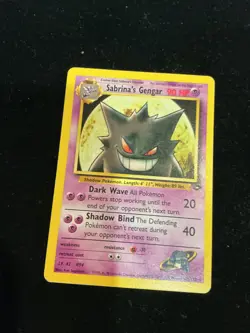 MINTY Sabrina's Gengar 29/132 Gym Challenge Rare Vintage Pokemon Card WOTC - Image 1