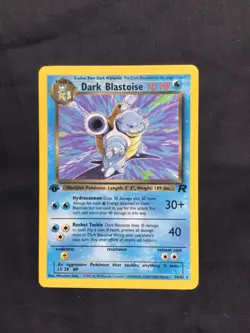 Pokemon Cards: Team Rocket 1st Edition Rare: Dark Blastoise 20/82 - Image 1