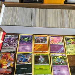 Huge 1000+ Pokemon Card Lot Full Art, Holo Rare, Vintage, Error Card - Image 2
