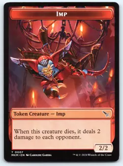 Imp Token - Murders at Karlov Manor - MTG - Magic - Near Mint - Image 1