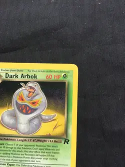 Pokemon Cards: Team Rocket 1st Edition Rare: Dark Arbok 19/82 - Image 3