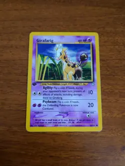 Girafarig 58/111 1st edition - Neo Genesis Pokemon Card - Image 1