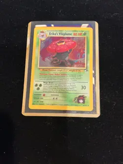 Pokemon Erika's Vileplume Gym Heroes 5/132 Holo Rare 80 HP English Card - Image 1