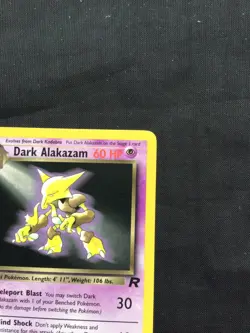 Pokemon Cards: Team Rocket 1st Edition Rare: Dark Alakazam 18/82 - Image 3