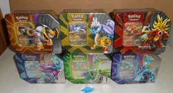 POKEMON TCG PARADOX DESTINIES & CLASH EX TINS EXCLUSIVE CARDS SET OF 6 LOT - Image 1
