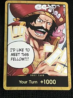 One Piece OP13 EN Alternate Art Gold Don!! Card Gol.D.Roger - Image 1