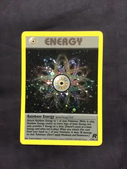 Pokemon Cards: Team Rocket Rare Holo: Rainbow Energy 17/82 - Image 1