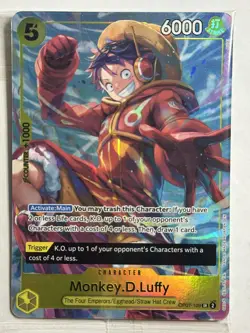 Monkey.D.Luffy (Illustration Box Vol.3) SR One Piece Cards OP07-109 Sealed - Image 1
