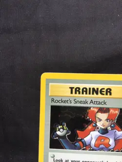 Pokemon Cards: Team Rocket 1st Edition Rare Holo: Rocket's Sneak Attack 16/82 - Image 3