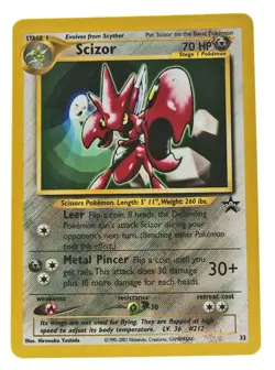 Scizor #33 Black Star Promo WOTC Pokemon Card NM NEW With eBay Tracking - Image 3