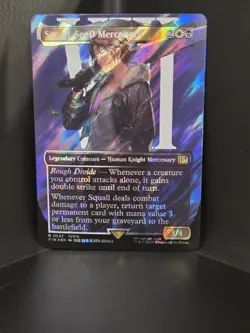 Squall, SeeD Mercenary (Borderless) (Surge Foil) Final Fantasy Foil - Image 1