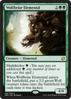 Wolfbriar Elemental FOIL Modern Masters 2015 PLD Green Rare MTG CARD ABUGames - Image 1
