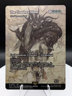 The Cloudsea Djinn / Nyxbloom Ancient Regular: Final Fantasy (FCA) MTG (NM) - Image 1
