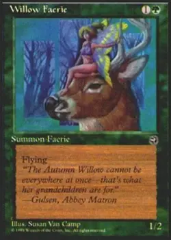 Willow Faerie (1) x4 - Homelands - Light Play, English - Homelands - Image 1