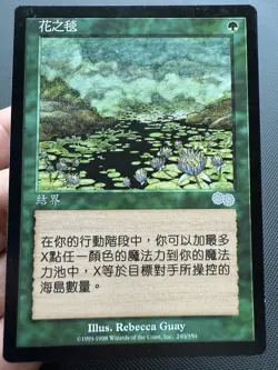 Carpet of Flowers - MTG - 1x LP Traditional Chinese Urza's Saga USG - Image 1