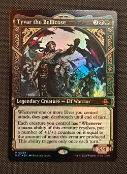 Tyvar the Bellicose - Showcase - Foil - MAT - #098 - NM - Image 1