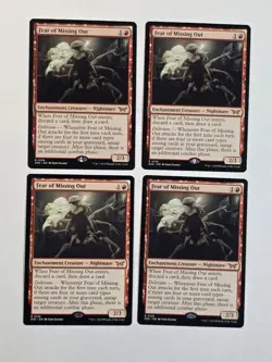 4x Fear Of Missing Out - Duskmourn - Near Mint - MTG - Image 1