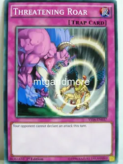 Yu-Gi-Oh - 2x Threatening Roar - YS16 - Starter Deck Yuya - Image 1