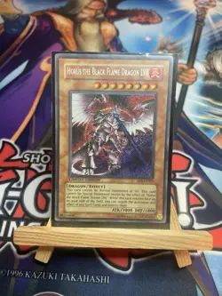Yu-Gi-Oh! | Horus the Black Flame Dragon LV8 | EEN-ENSE1 | Secret Rare - Image 1