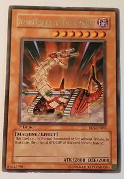 YuGiOh - Fusilier Dragon, the Dual Mode Beast - RDS-EN031 - Rare - 1st Ed - LP - Image 1