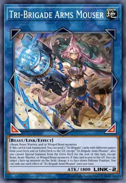 Yugioh DOOD-EN051 - Tri-Brigade Arms Mouser - Ultra Rare - Image 1