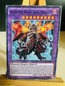 Archfiend Black Skull Dragon [NM] LDK2-ENJ42 - 1996 Common - Unlimited Yugioh - Image 1