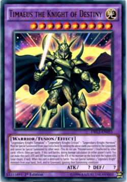 Timseus the Knight of Destiny - DRL3-EN055 - Ultra Rare - 1st Edition - Yugioh - Image 1