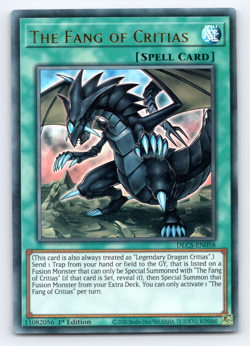 The Fang of Critias - DLCS-EN058 - Ultra Rare 1st Edition - Yugioh - Image 1