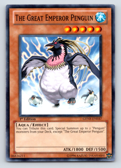 The Great Emperor Penguin - GENF-EN037 - Common - 1st Edition Yugioh - Image 1