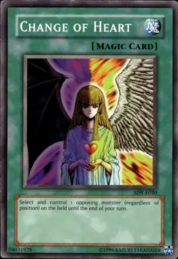 Change Of Heart - SDY-E030 - MP - YuGiOh - Image 1