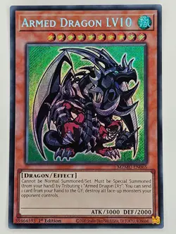 YuGiOh - MZMU-EN065 Armed Dragon LV10 - Secret Rare - Image 1