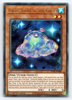 Paces, Light Of The Ghoti - POTE-EN086 - Ultra Rare - 1st Edition Yugioh - Image 1