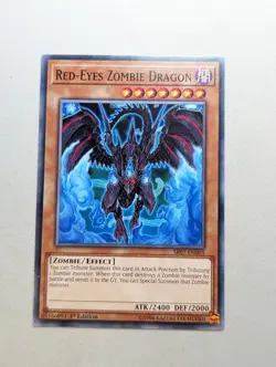 Yugioh - Red-Eyes Zombie Dragon 1st Edition Common SR07-EN005 - Image 1