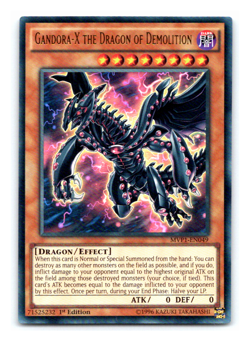 Gandora-X the Dragon of Demolition - MVP1-EN049 - Ultra Rare 1st Edition Yugioh - Image 1