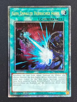 Kein Dunkler Herrscher mehr RA01-DE060 Quarter Century Secret Rare DE NM YUGIOH - Image 1