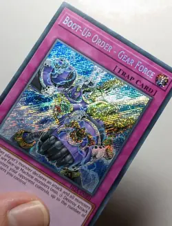 YUGIOH TCG FIGA-EN004 Boot-Up Order - Gear Force Secret Rare 1st Edtion - Image 1