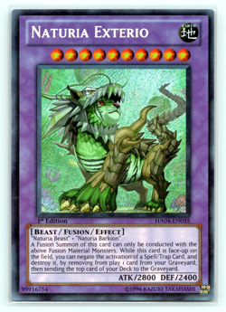 Naturia Exterio - HA04-EN055 - Secret Rare - 1st Edition Yugioh - Image 1
