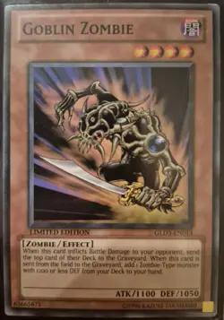 YuGiOh Goblin Zombie GLD3-EN013 - Image 1
