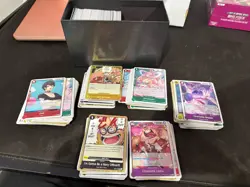 One Piece TCG OP-11 A Fist Of Divine Speed Lot Of 200x Foil Rare Cards English - Image 1