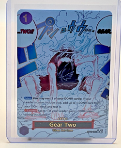 One Piece OP11-080 Gear Two R * (Alternate Art) - A Fist of Divine Speed (OP11) - Image 1