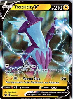 Toxtricity V - SWSH017 SWSH: Sword & Shield Promo Cards Holo Promo NM - Image 1