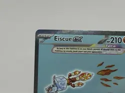 Pokemon 2023 Obsidian Flames Eiscue EX Full Art Holo Card 222/197 NM Condition - Image 2